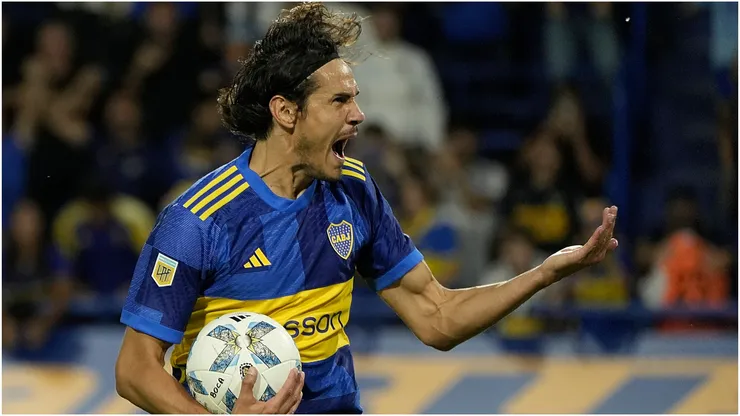 Edinson Cavani of Boca Juniors