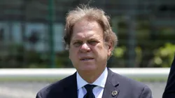 Ramon Jesurun President of Federacion Colombiana de Futbol FCF poses for a picture during an official event to unveil improvements in the headquarters of CONMEBOL