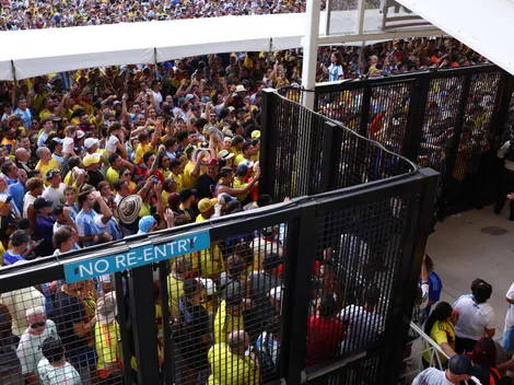 Copa America 2024: Garnacho's family among people outside stadium before Argentina vs Colombia