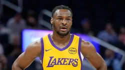 Bronny James of the Los Angeles Lakers