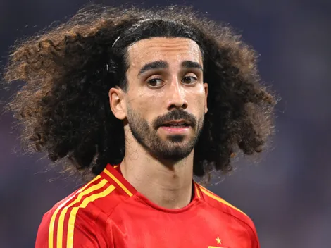 Why is Marc Cucurella being whistled in the 2025 UEFA Nations League final between Spain and Portugal?