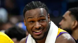 Bronny James of the Los Angeles Lakers