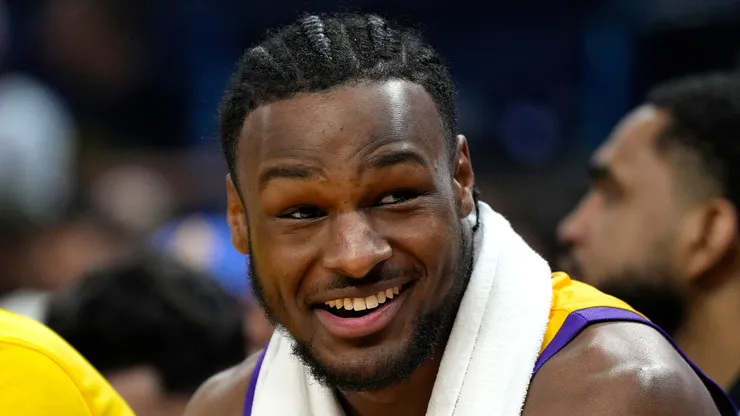 Bronny James of the Los Angeles Lakers