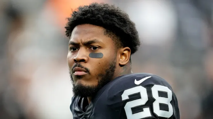 Josh Jacobs, former running back of the Las Vegas Raiders