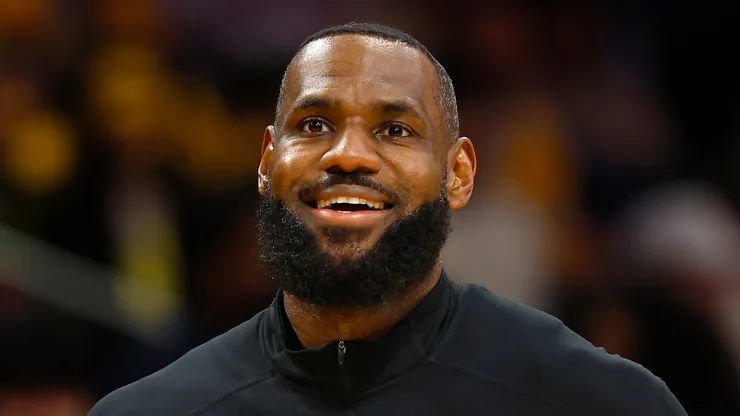 LeBron James of the Los Angeles Lakers