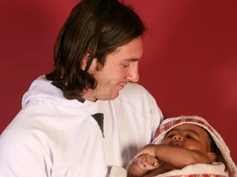 Barcelona explain the story behind the viral photo of Lionel Messi with a baby Lamine Yamal
