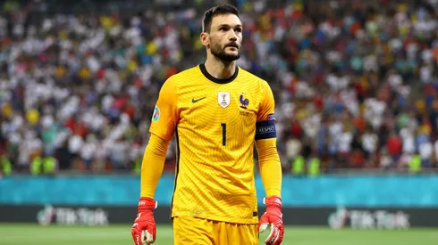 Hugo Lloris of France looks dejected after the UEFA Euro 2020 Championship Round of 16 match between France and Switzerland