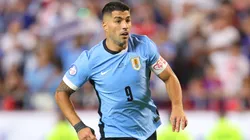 Luis Suarez with Uruguay at the Copa America.