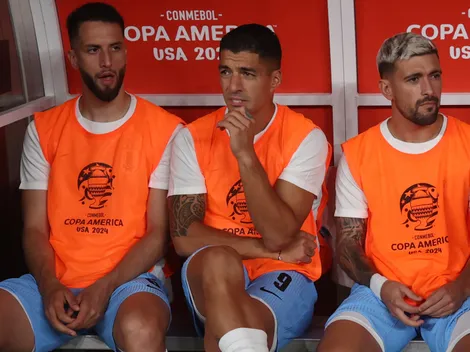 Why is Luis Suarez not starting for Uruguay vs Brazil in 2024 Copa America quarterfinals?
