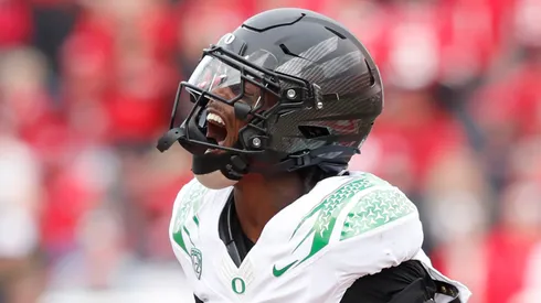 Khyree Jackson with the Oregon Ducks