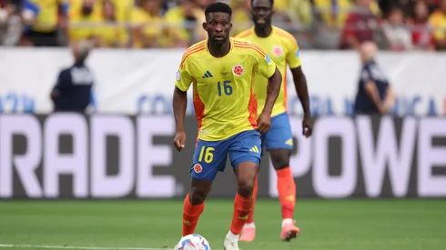 Jefferson Lerma of Colombia controls the ball during the CONMEBOL Copa America 2024 Group D match between Colombia and Costa Rica