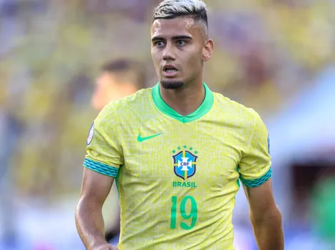 Brazil’s Andreas Pereira provides Uruguay bulletin board material before quarterfinals clash
