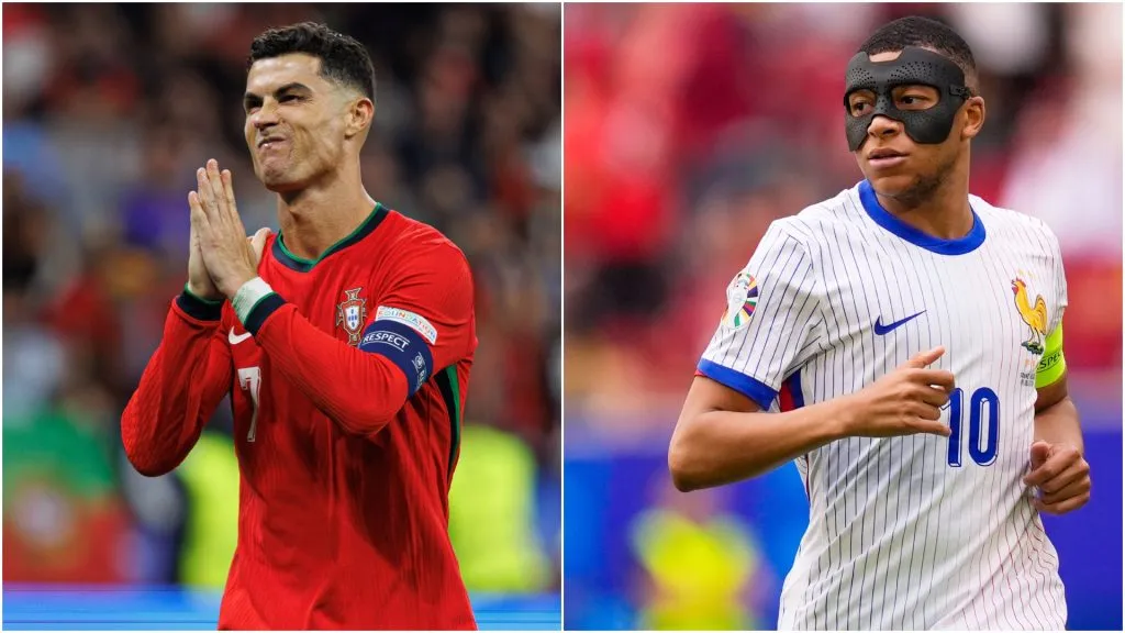 Cristiano Ronaldo and Kylian Mbappe – IMAGO / Maciej Rogowski and LaPresse