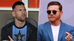 Canelo Álvarez and Lionel Messi