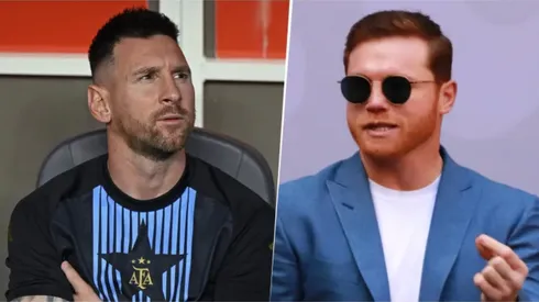 Canelo Álvarez and Lionel Messi