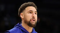 Klay Thompson with the Golden State Warriors