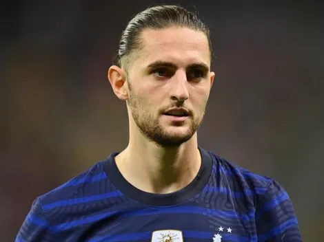 Why is Adrien Rabiot not playing for France vs Portugal today in Euro 2024 quarterfinals?