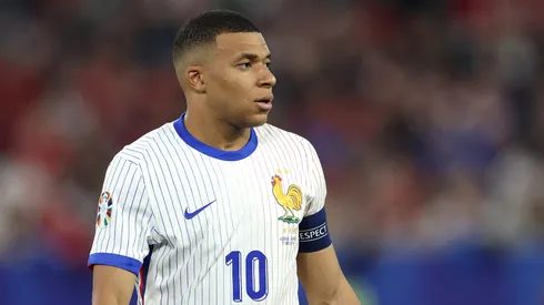 Kylian Mbappe of France looks on during the UEFA EURO 2024 group stage match between Austria and France.
