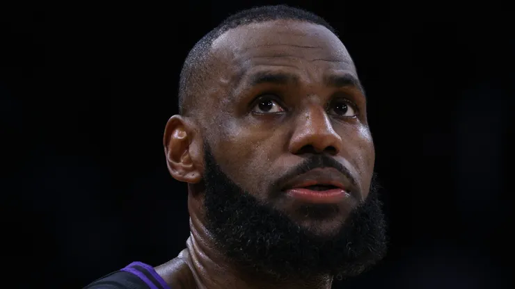LeBron James of the Los Angeles Lakers