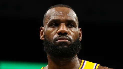LeBron James of the Los Angeles Lakers
