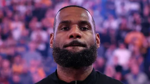 LeBron James of the Los Angeles Lakers