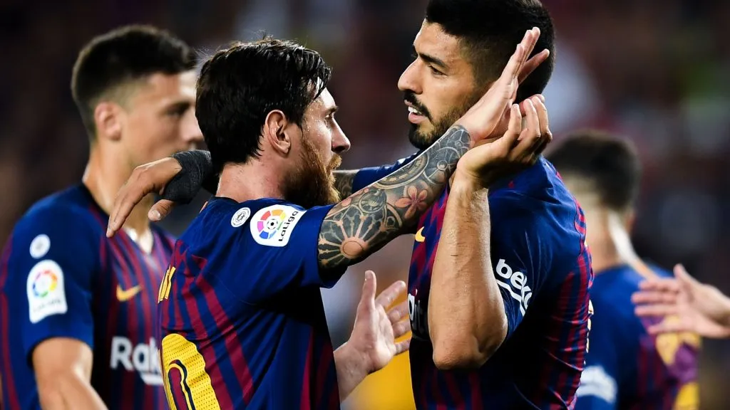 Luis Suarez Lionel Messi