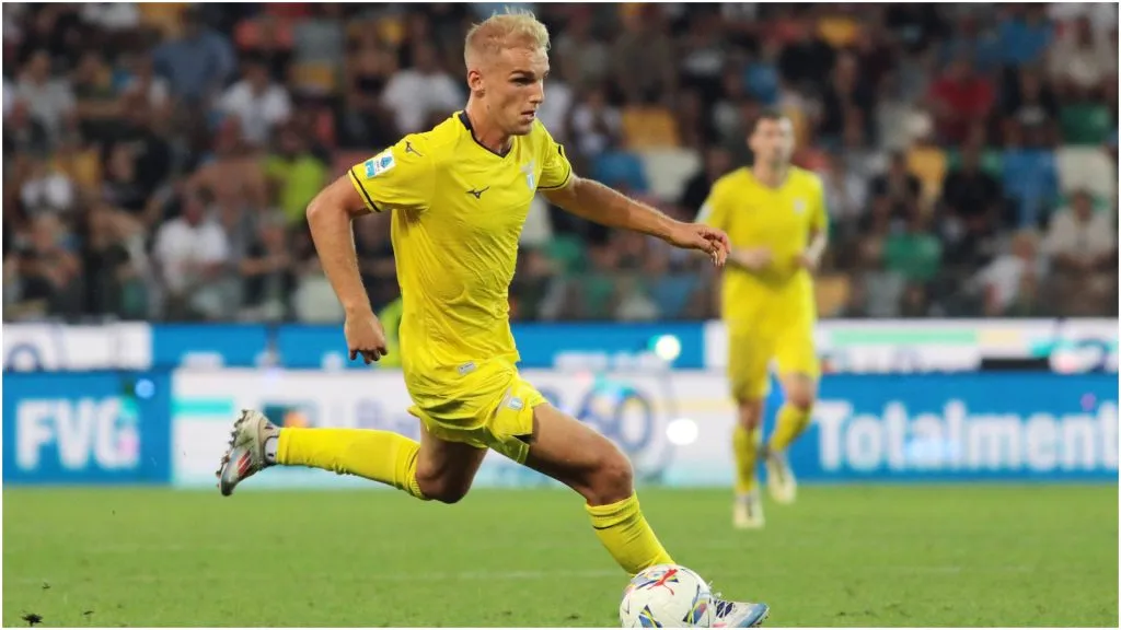 Lazio’s Gustav Isaksen – IMAGO / LaPresse