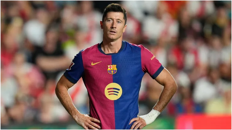 Robert Lewandowski of FC Barcelona