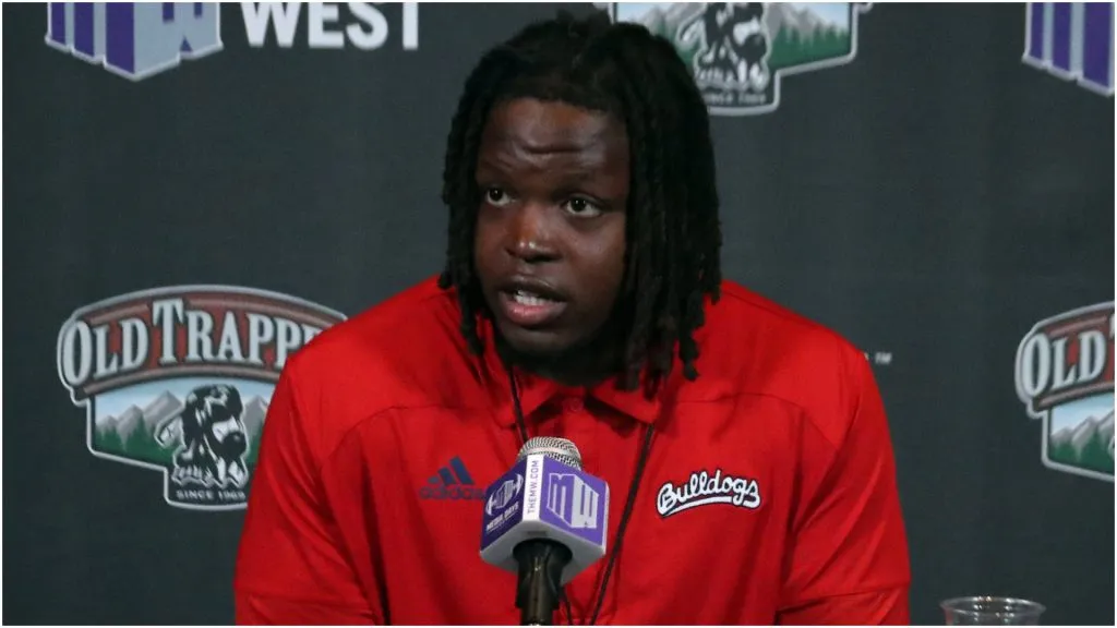 Fresno State Bulldogs defensive lineman Devo Bridges – IMAGO / Newscom World