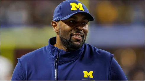 Michigan offensive coordinator Sherrone Moore