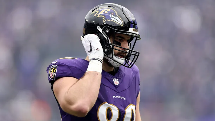 Mark Andrews, tight end of the Baltimore Ravens