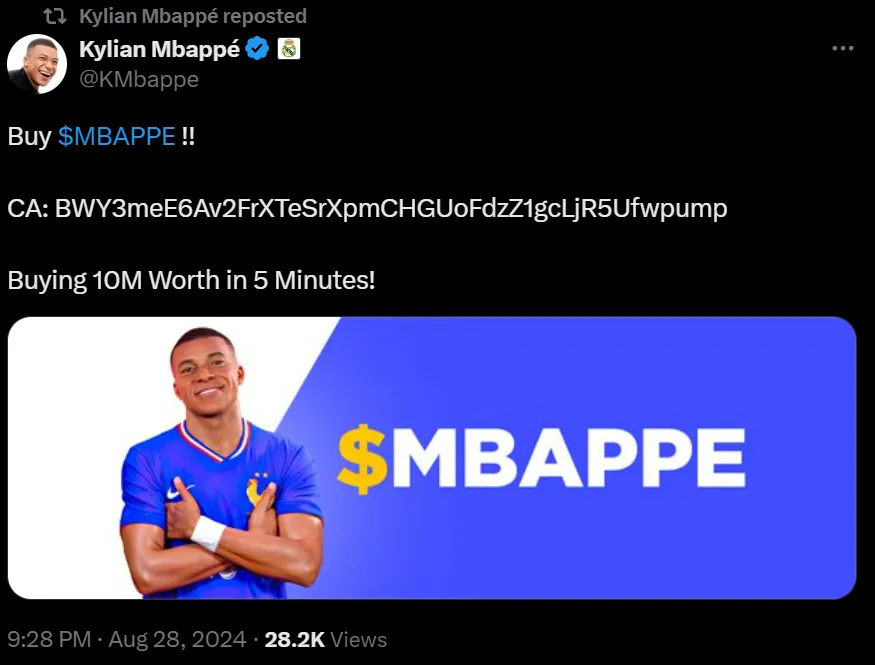 Mbappe’s mysterious posts on X