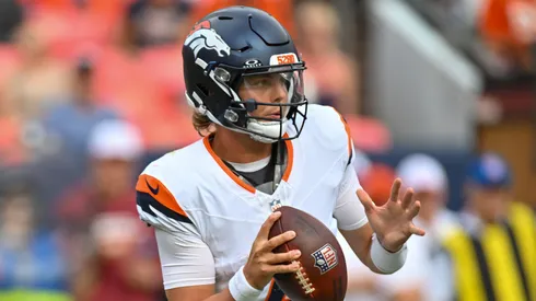 Zach Wilson, quarterback of the Denver Broncos