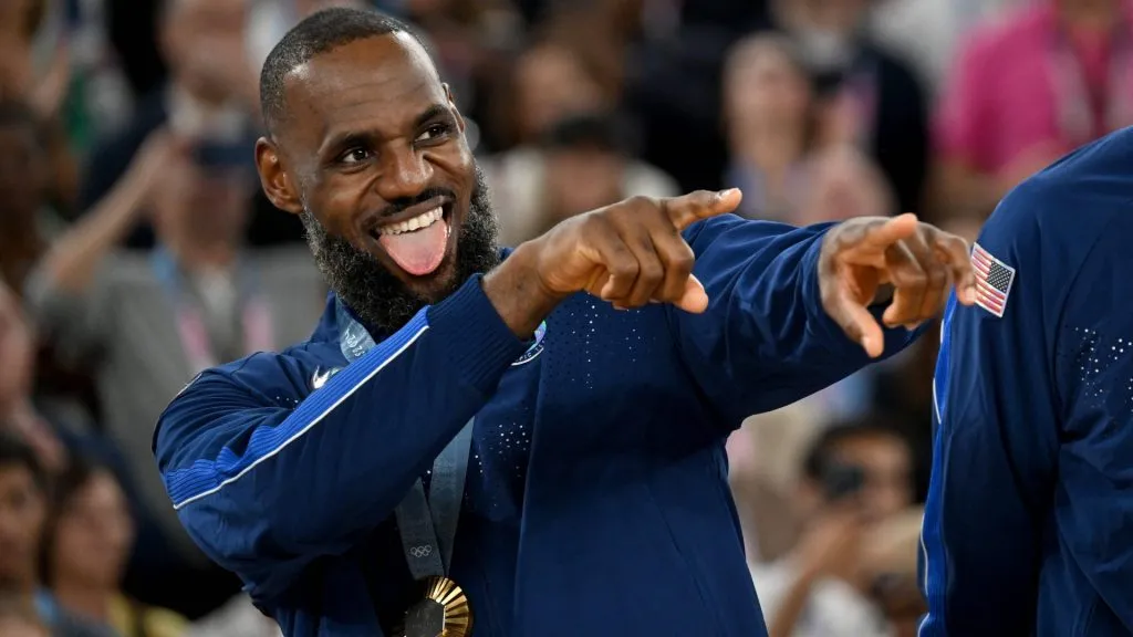 LeBron James at the Paris 2024 Olympic Games. IMAGO / MAXPPP