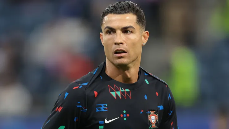 Portugal´s Cristiano Ronaldo during a quarterfinal match between Portugal and France at the Euro 2024.