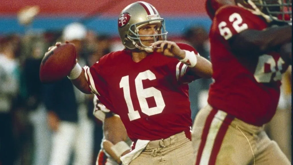 Montana leads a 49ers to victory (Getty Images)