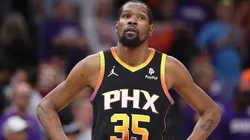 Kevin Durant #35 of the Phoenix Suns during the second half of game four of the Western Conference First Round Playoffs