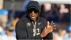 Colorado head coach Deion Sanders