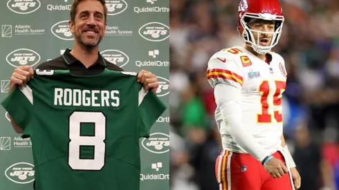 Aaron Rodgers and Patrick Mahomes