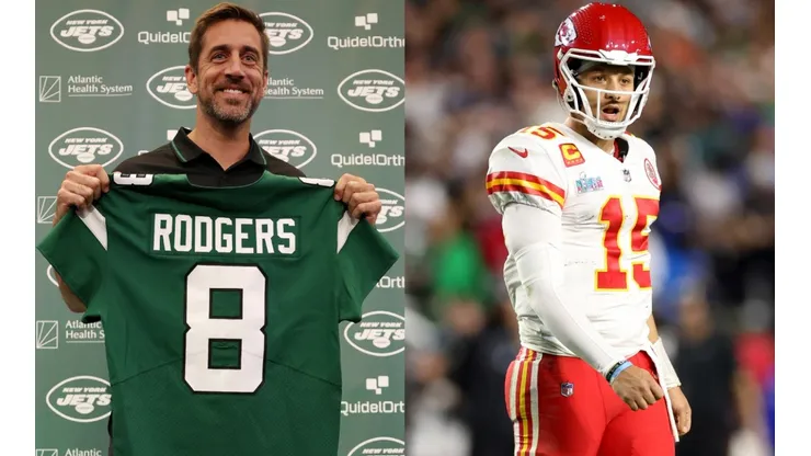 Aaron Rodgers and Patrick Mahomes