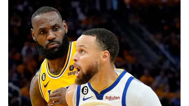 LeBron James and Stephen Curry