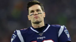 Tom Brady playing for the New England Patriots in the NFL