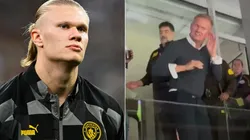 Erling Haaland and his father Alf-Inge Haaland