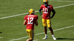 Aaron Rodgers and Jordan Love.
