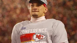 Patrick Mahomes after the AFC Championship Game