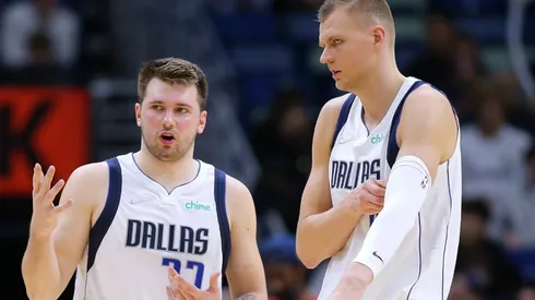Luka Doncic and Kristaps Porzingis