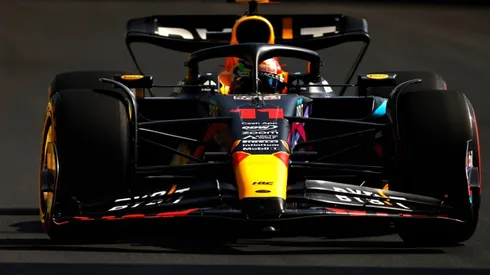 Sergio Perez, poleman in Miami