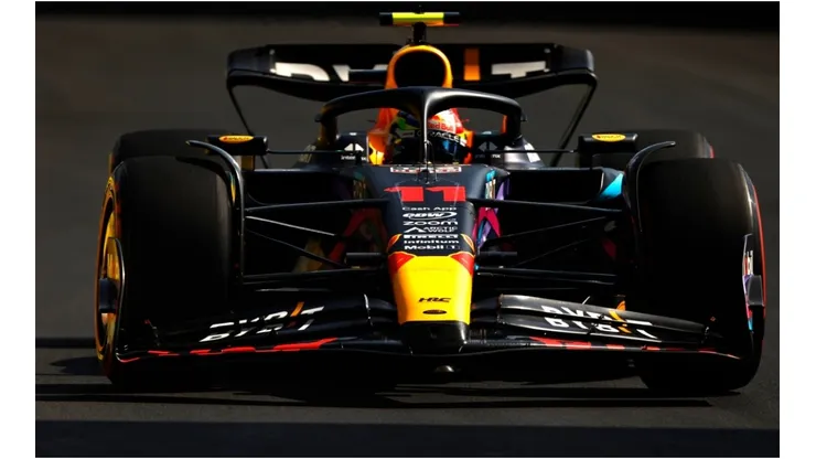 Sergio Perez, poleman in Miami