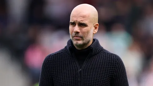 Manager Guardiola of Manchester City