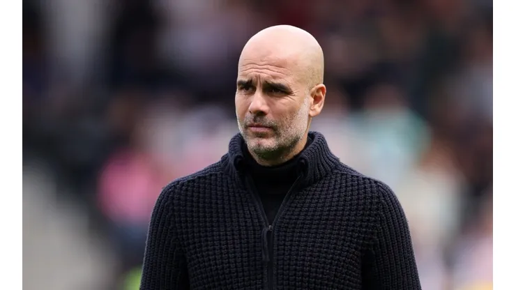 Manager Guardiola of Manchester City